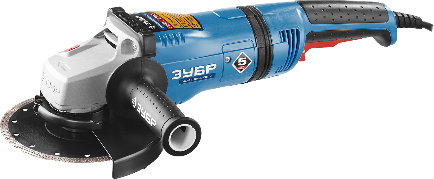Углошлифовальная машина(болгарка), ЗУБР Профес.,плавный пуск, антивибр. защита,180 мм,8000 об/м 2100 Углошлифовальная машина(болгарка), ЗУБР Профес.,плавный пуск, антивибр. защита,180 мм,8000 об/м 2100
