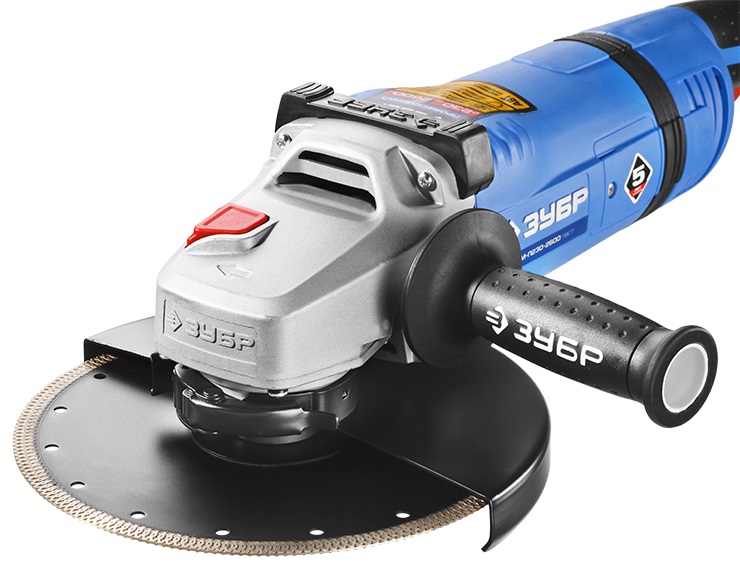 Углошлифовальная машина (болгарка), ЗУБР Профессионал УШМ-П230-2600 ПВСТ, конст. электрон, плавн. Углошлифовальная машина (болгарка), ЗУБР Профессионал УШМ-П230-2600 ПВСТ, конст. электрон, плавн.